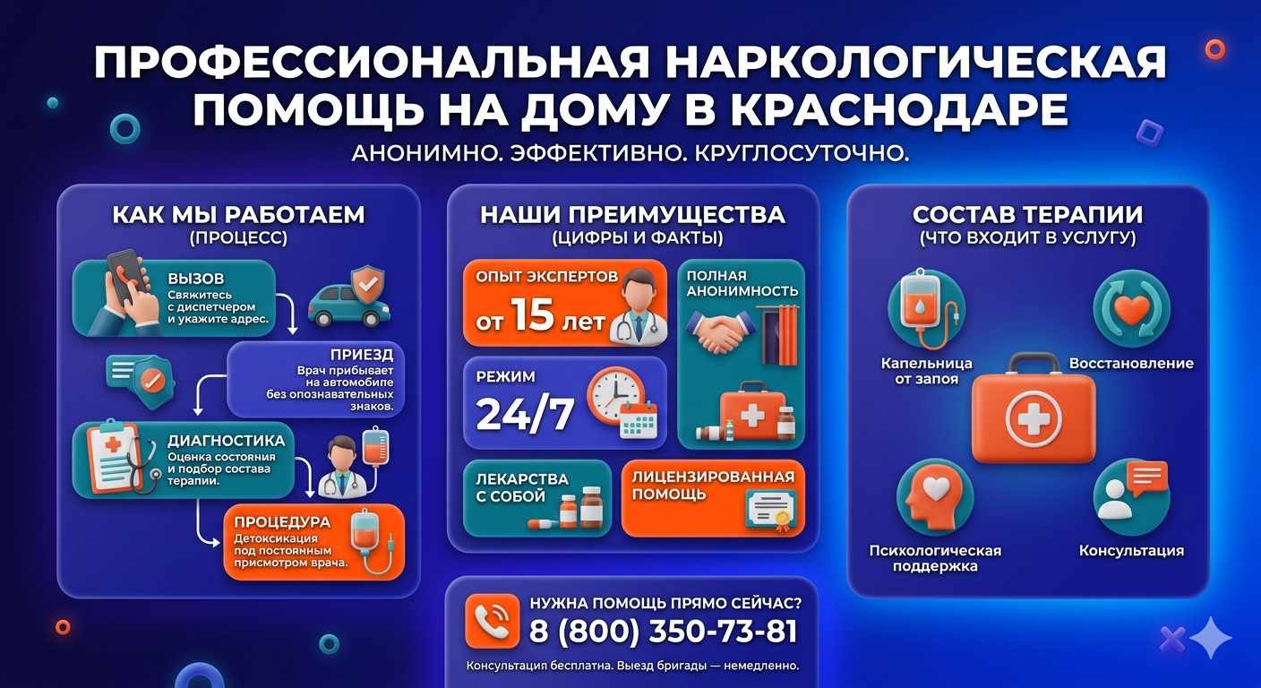Инфографика о принципах лечения алкоголизма на дому в Яшкино: этапы вызова нарколога, преимущества анонимной детоксикации и состав медицинской помощи.